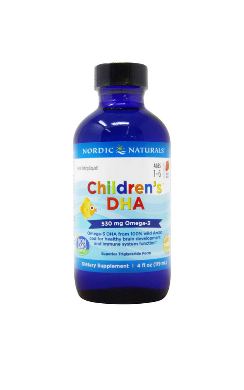 Nordic Naturals Children's DHA 530mg Omega 3 119ml (4 Ounces) 